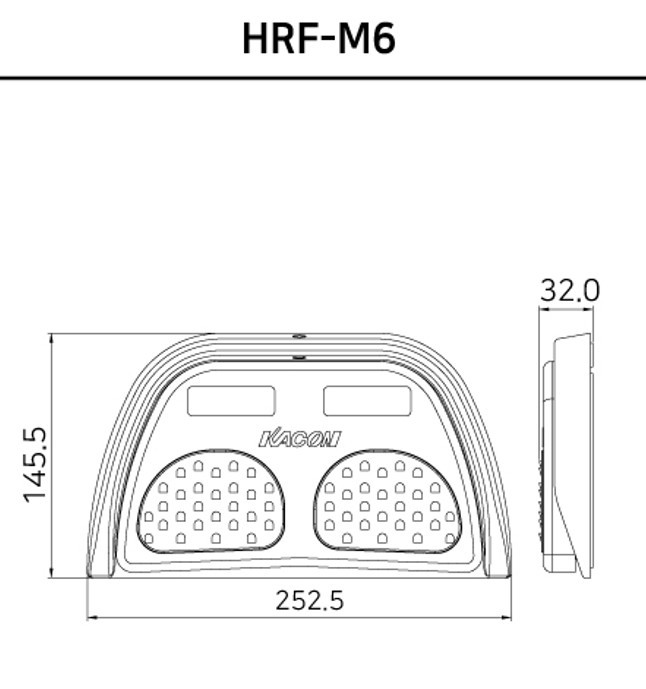 HRF-M6 Interlock Medical Foot Switch