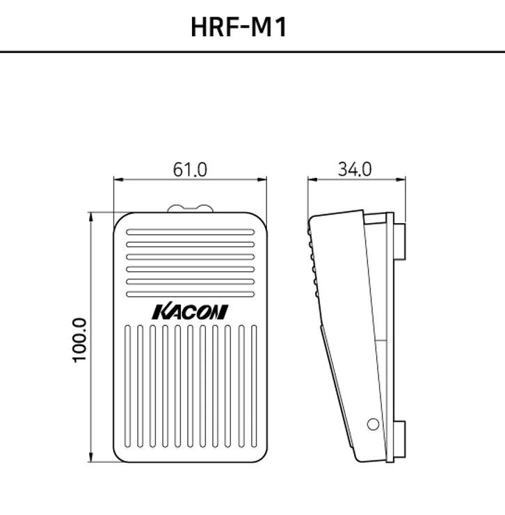 HRF-M1 Plastic Foot Switch