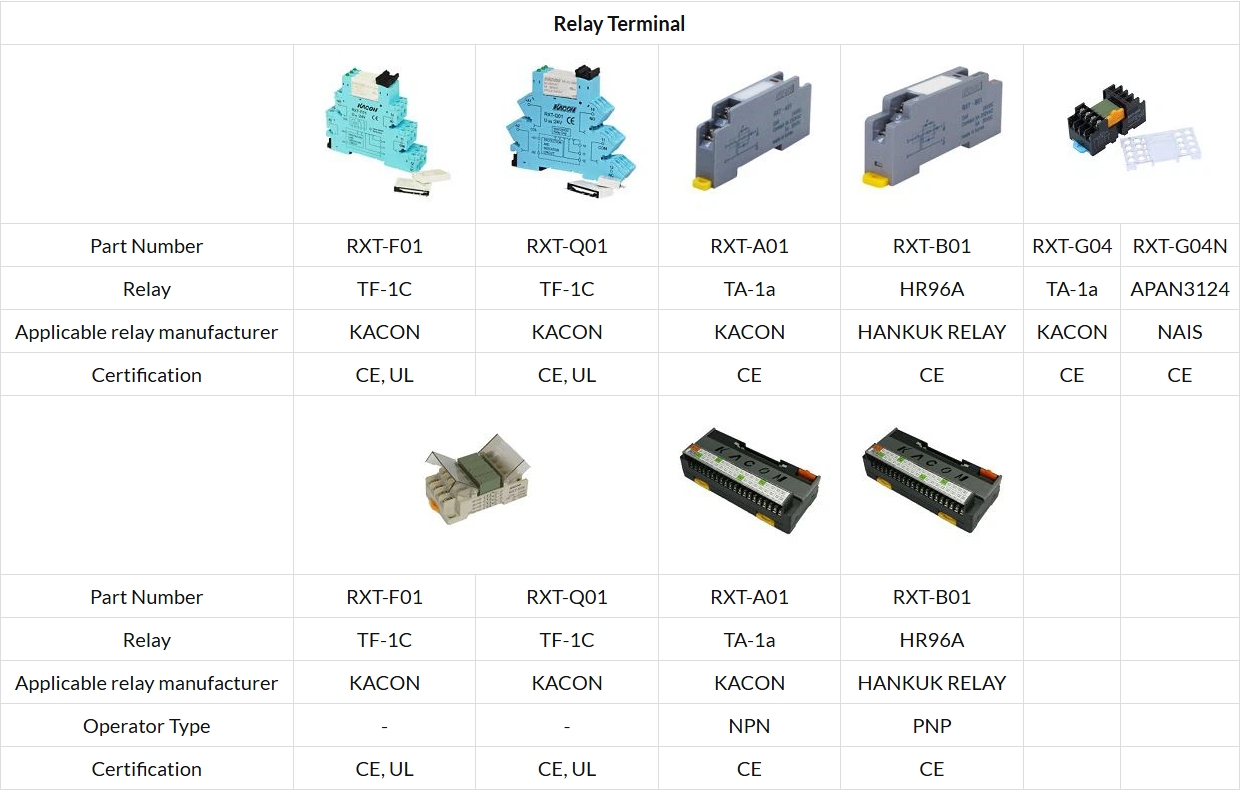 RXT Series Relay Terminal